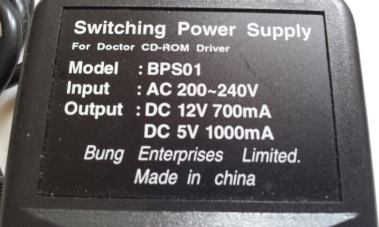 Bung Doctor V64 power supply - Click Image to Close
