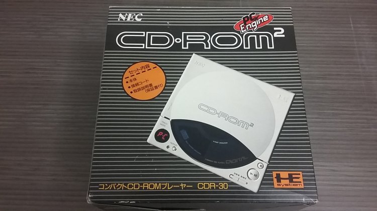 Pc-engine CD Rom2 console - Boxed - Click Image to Close