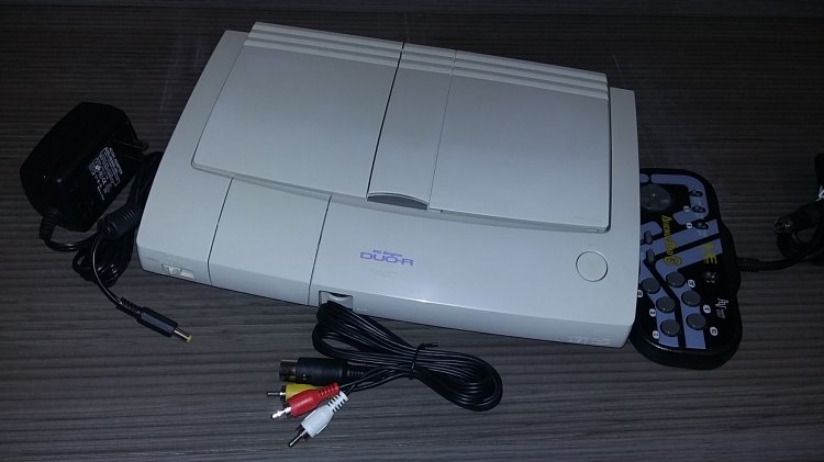Pc-Engine DUO-R CD Rom console Work JP/TurboGrafx game - Item: C - Click Image to Close