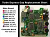 Pc-Engine GT/Turbo Express Capacitor Replacement set