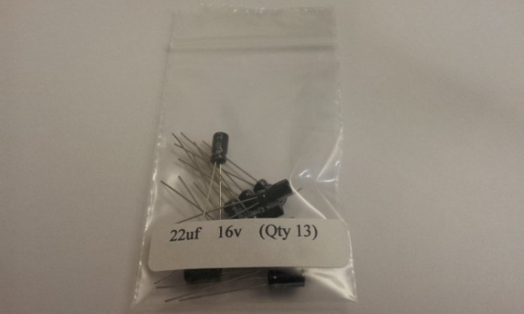 LaserActive Pc-Engine PAC N1 / N10 Capacitor Replacement set - Click Image to Close