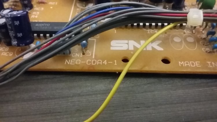 SNK Neo Geo CD console Video PCB Board - TOP Loading CDA4-1 - Click Image to Close