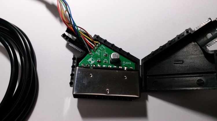 RGB JP PCB Board Scart Cable for Sega Genesis 2 Mega Drive MD 2 - Click Image to Close