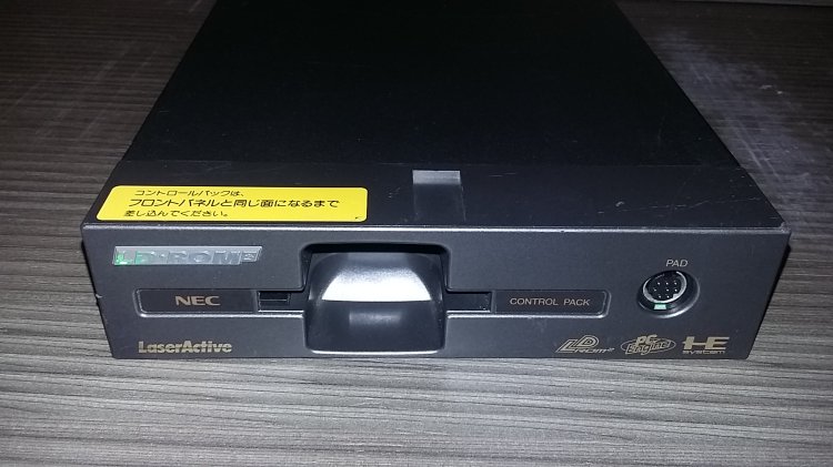 LaserActive NEC Pc-Engine Control Pack PCE-LE1 - Click Image to Close