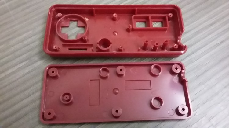 Famicom game conrtoller pad Plastic case - square buttun - Click Image to Close