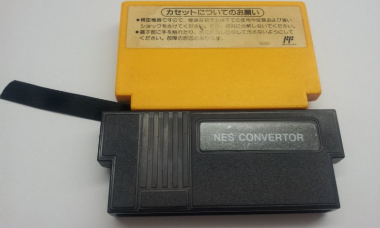 60pin - 72pin Famicom / NES game adapter converter - with shell - Click Image to Close