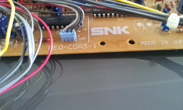 SNK Neo Geo CD console Video PCB Board - TOP Loading CDA3-1 - Click Image to Close