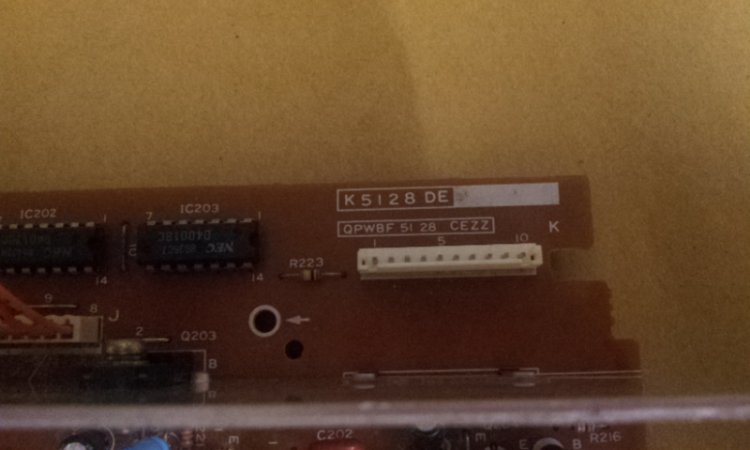 Famicom Twin original power / AV Board - 10 pin version - Click Image to Close