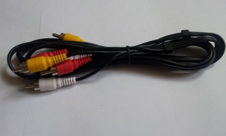 AV-Video / Stereo Audio Composite cable - Click Image to Close