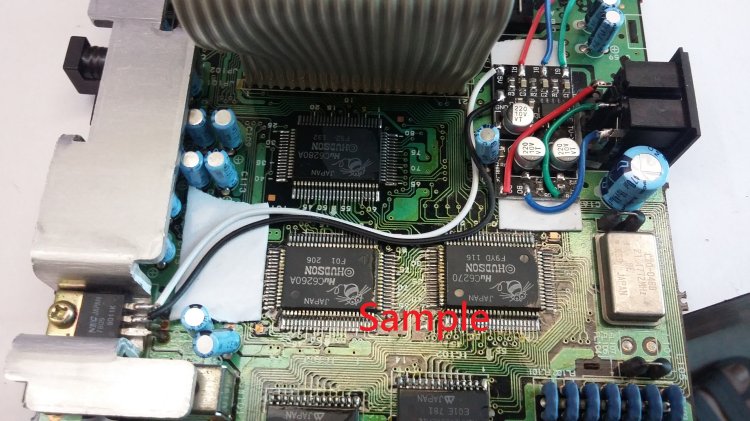 PC Engine / Turbografx RGB Amp PCB THS7314 - Click Image to Close