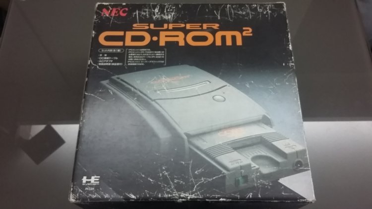 Pc-Engine Super CD Rom 2 - boxed Item A - Click Image to Close