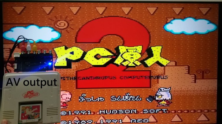 Pc Engine AV Booster / RGBS / Composite RCA output - Click Image to Close