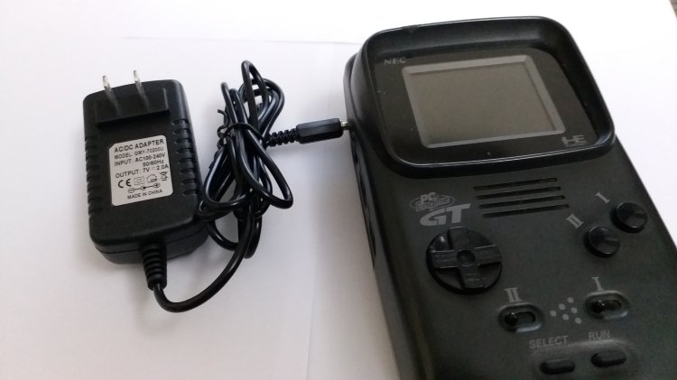 2 pin power supply for pc-engine GT / Turbo Express - Click Image to Close
