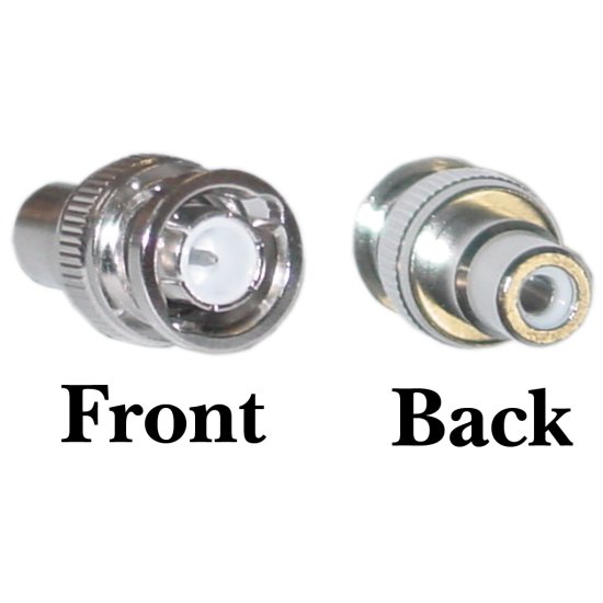 BNC Male To RCA Female Adaptor - 10pcs - Click Image to Close