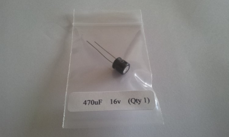 LaserActive Mega Drive PAC S1 / S10 Capacitor Replacement set - Click Image to Close
