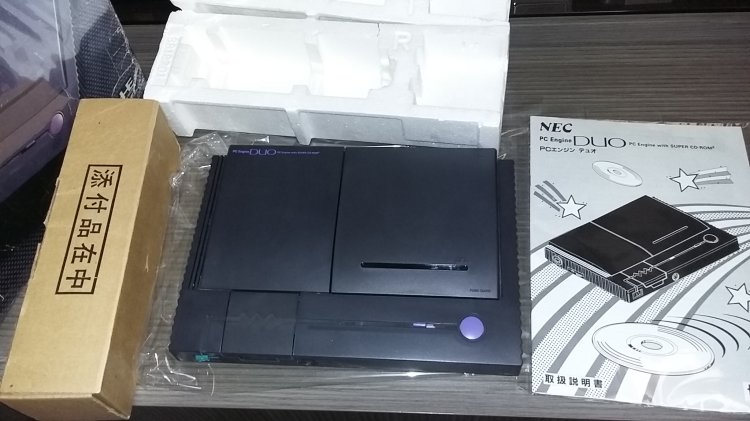 Pc-Engine DUO CD Rom console - Boxed: A - Click Image to Close