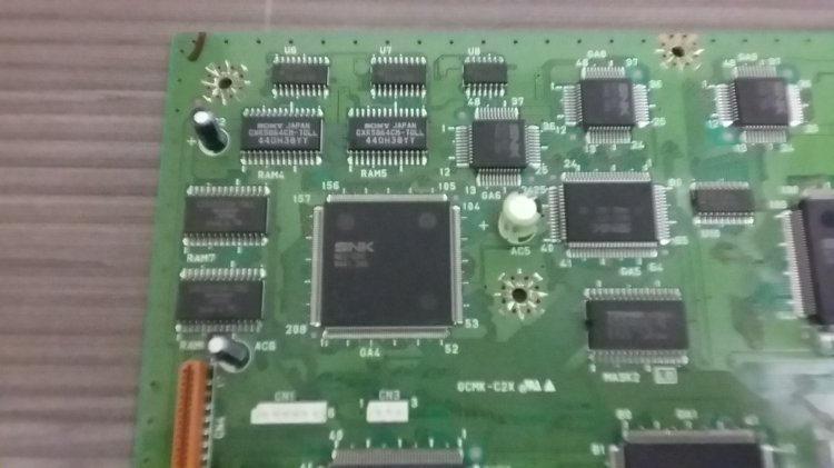 SNK Neo Geo CD console Main Board - Top Loading CDM3-2 version - Click Image to Close