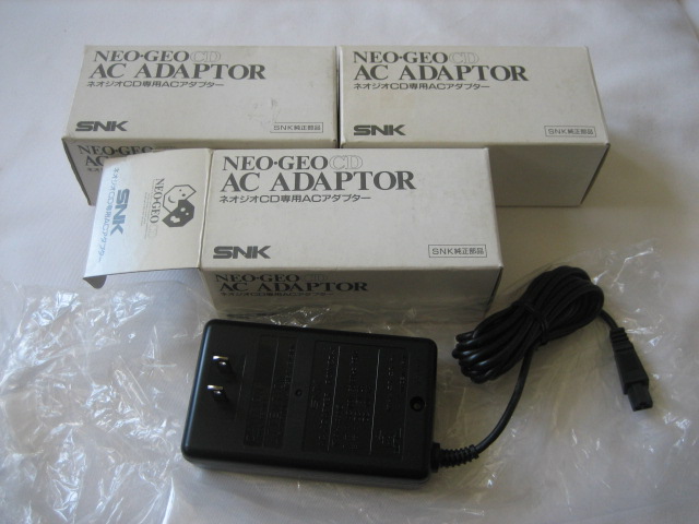 AC Adapter for Neo Geo CD console - Brand New - Click Image to Close